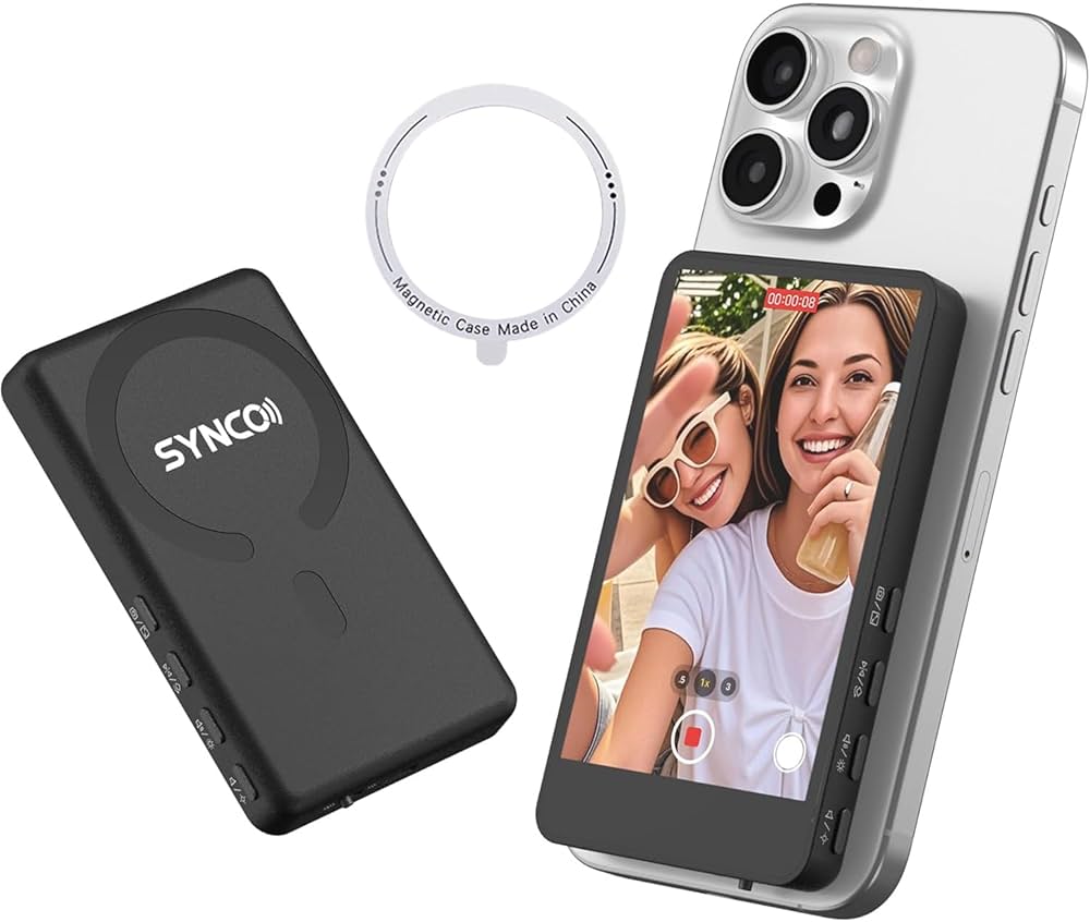 Moniteur Selfie Sans Fil 4K – Contrôle Total & Vidéo Pro