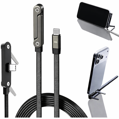 Câble USB-C avec support invisible