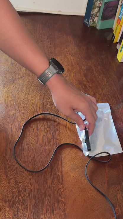 Câble USB-C avec support invisible